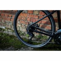 Dawes Discovery 3.0 Cross Bar Hybrid Bike, 700c Wheel, 18 Speed - Black - Image 8