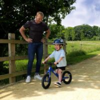 HOY Weee! 12in Kids Balance Bike - Blue - Image 3