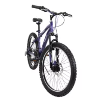 Huffy Extent Mountain Bike 24" Wheel, 18 Speed - Purple - Image 3