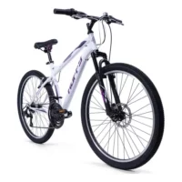 Huffy Extent Mountain Bike 26" Wheel, 18 Speed - White/Purple - Image 3