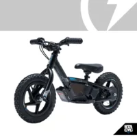 Stacyc Electric Balance Bike 12E-Drive, 2Ah - Black/Blue - Image 4