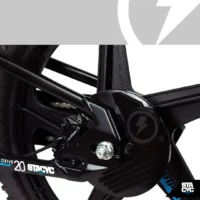 Stacyc Electric Balance Bike 20E-Drive, 6Ah - Black/Blue - Image 6