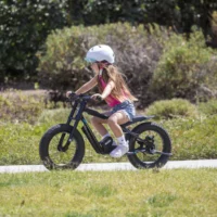 Stacyc Electric Balance Bike 16H-Drive, 5Ah - Black/Blue - Image 2