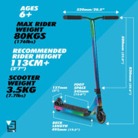 Sullivan Antic V2 Pro Scooter - Oil Slick - Image 7
