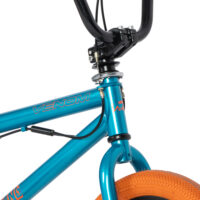 Venom Fang BMX 16" Kids Bike - Teal/Orange - Image 3