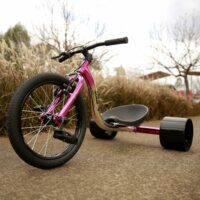 Sullivan Junior 18 Big Wheel Drift Trike - Pink/Black/Silver - Image 2