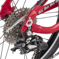 Tern BYB P10 Folding Bike 20" Wheel - Satin Metallic Red - Image 3