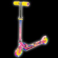 Barbie Folding Inline Scooter with Light Up Wheels - Image 2