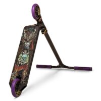 Triad Park Custom Complete #2 Kids Pro Stunt Scooter - Black/Purple/Yellow - Image 2