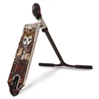 Triad Park Custom Complete #9 Kids Scooter - Raw/Green/Pink - Image 3