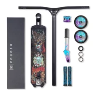Triad Park Custom Complete #5 Kids Scooter - Black/Blue/Purple - Image 3