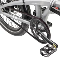 Tern Verge S8i Folding Bike 20" Wheel - Satin Metallic Grey - Image 3