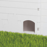 Dolu Garden Playhouse with Fence and 2 Chairs - Image 7