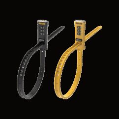 OnGuard Zip Locks Black/Yellow Twin