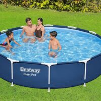 Bestway Steel Pro 12' x 30"/3.66m x 76cm Above Ground Garden Pool Set - Image 2