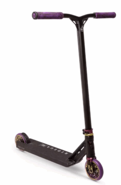 Triad Park Custom Complete #3 Kids Pro Stunt Scooter - Raw/Purple