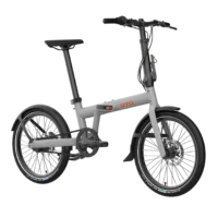 UTO Pro 20 Folding Bike 20" Wheel, 7 Speed - Grey - Image 3