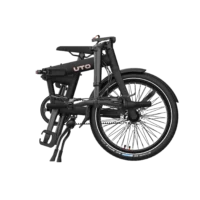 UTO Pro 20 Folding Bike 20" Wheel, 7 Speed - Black - Image 6