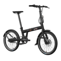 UTO Pro 20 Folding Bike 20" Wheel, 7 Speed - Black - Image 3