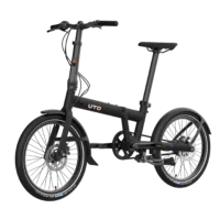 UTO Pro 20 Folding Bike 20" Wheel, 7 Speed - Black - Image 2